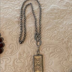 Jewel Kade long silver necklace